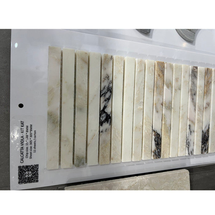 305*305*8mm Trinity CALACATTA VIOLA HONED KIT KAT 1.023M2/Ctn