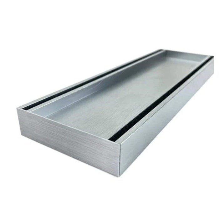 300-5600*26*100mm Aquaperla Silver Ezy UV Stable Anodised Aluminium Flow Tile Insert Grate