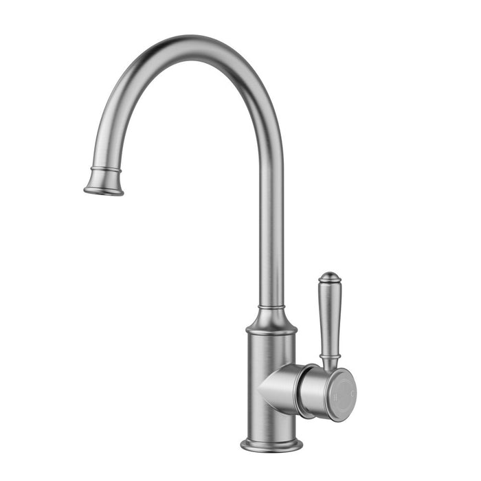 ACL Clasico Chrome/Brushed Nickel/Matt Black/Brushed Gold DZR Brass Gooseneck Sink Mixer