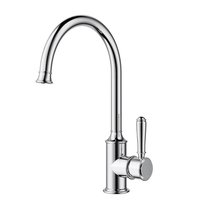 ACL Clasico Chrome/Brushed Nickel/Matt Black/Brushed Gold DZR Brass Gooseneck Sink Mixer