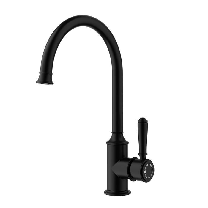 ACL Clasico Chrome/Brushed Nickel/Matt Black/Brushed Gold DZR Brass Gooseneck Sink Mixer