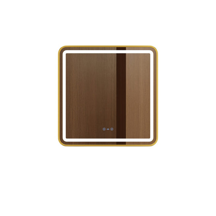 600-1200mm Mercio Venus Brushed Gold/Brushed Nickel/Gun Metal/Matt Black Rectangular Frame Motion Sensor LED Mirror