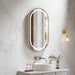 500*900mm Mercio Venus Brushed Gold/Brushed Nickel/Gun Metal/Matt Black Oval Frame Motion Sensor LED Mirror