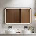 600-1200mm Mercio Venus Brushed Gold/Brushed Nickel/Gun Metal/Matt Black Rectangular Frame Motion Sensor LED Mirror