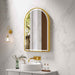 600*900mm Mercio Venus Brushed Gold/Brushed Nickel/Gun Metal/Matt Black Arch Frame Motion Sensor LED Mirror