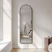 500*1600mm Mercio Saga Brushed Gold/Brushed Nickel/Gun Metal/Matt Black Arch Frame Freestanding & Wall Mounted LED Mirror