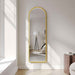 500*1600mm Mercio Saga Brushed Gold/Brushed Nickel/Gun Metal/Matt Black Arch Frame Freestanding & Wall Mounted LED Mirror
