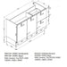 600-1500*460*850mm Roma Slim China Top with T Bar Handle Standard Wall Hung Vanity