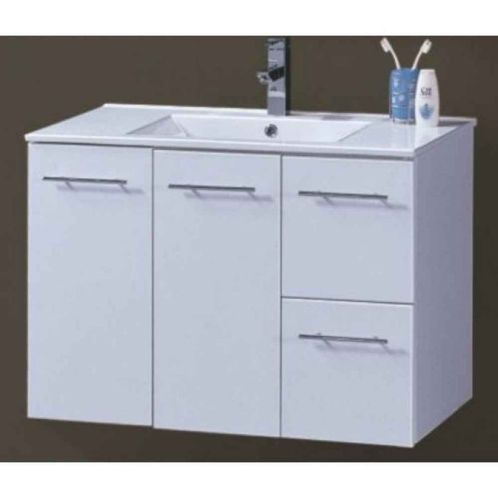 600-1500*460*850mm Roma Slim China Top with T Bar Handle Standard Wall Hung Vanity