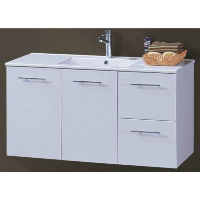 600-1500*460*850mm Roma Slim China Top with T Bar Handle Standard Wall Hung Vanity