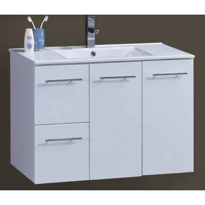 600-1500*460*850mm Roma Slim China Top with T Bar Handle Standard Wall Hung Vanity