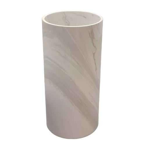 450*850mm Sunny Tile Jazz Vein Marble Round Freestanding Basin