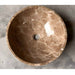 430*135mm Sunny Tile Emperador Gold Marble Round Above Counter Basin