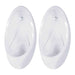 340*340*670mm Fienza Isabella Gloss White With Zip FlushMaster Twin Stall Urinal Kit