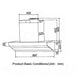 900mm Fotile Intelligent Wall-mounted Inclined Patented Automatic Smokescreen Powerful Canopy RangeHood