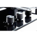 860mm Fotile Matt Black 3 Burner Tempered Glass Super large Drip Pan Natural Gas Cooktop