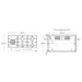 900mm Fotile Matt Black 5 Burner 23MJ/h Intelligent Timing Tempered Glass Gas Cooktop