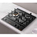 600mm Fotile Matt Black 3 Burner Intelligent Timing Tempered Glass Powerful Fire Cooktop