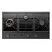 900mm Fotile Matt Gray 3 Burner 23MJ/h Intelligent Timing Tempered Glass Cooktop