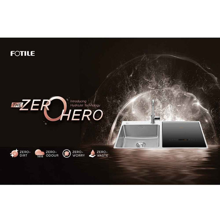 985*505*550mm Fotile The World' First 3-in-1 Sink Produce&Seafood Washing High Pressure HydroJet Sink Dishwasher