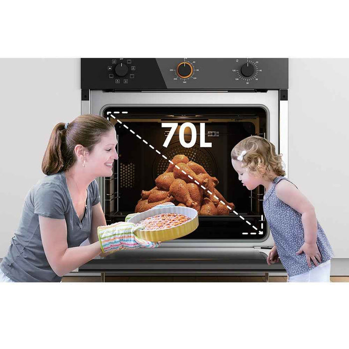 600*600mm Fotile REX Series 70L Ultra-large Conventional Built In Electric Ovens