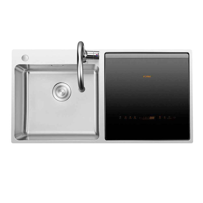 985*505*550mm Fotile The World' First 3-in-1 Sink Produce&Seafood Washing High Pressure HydroJet Sink Dishwasher
