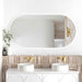 1200-1800*750mm Otti Noosa Frameless Install Horizaontal Or Vertical Tuffi Anti-fog LED Mirror