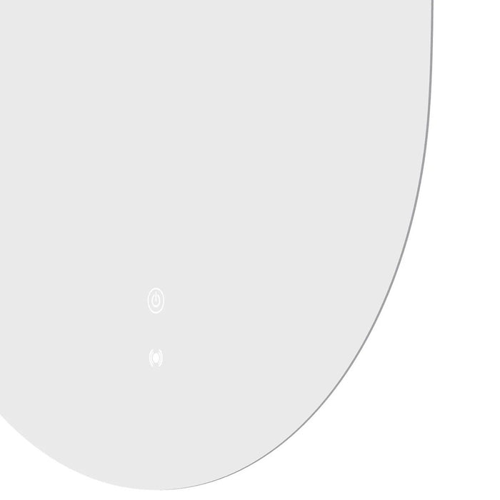 1200-1800*750mm Otti Noosa Frameless Install Horizaontal Or Vertical Tuffi Anti-fog LED Mirror