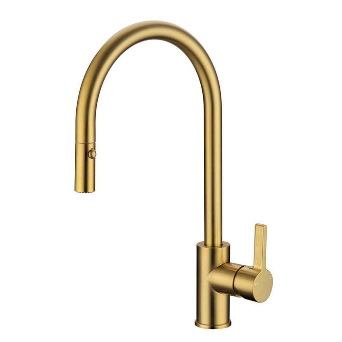 405*210mm ACL Otus Brass Round Pull-out Sink Mixer - Designs May Vary