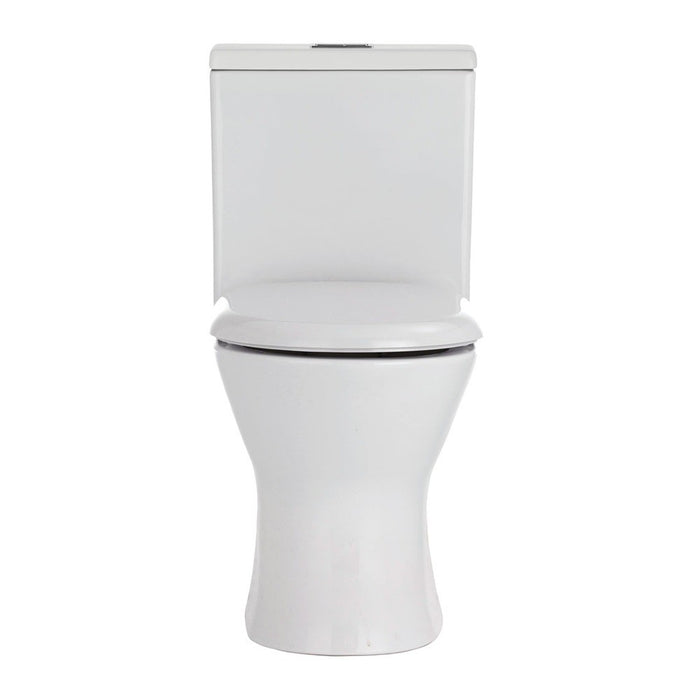 635*375*785mm Fienza Chica Gloss White Rimless Close-Coupled Toilet