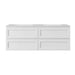 600-1500*460*500mm Lukka Hamilton Federation Matt White PVC Wall Hung Vanity