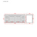 600-1500*460*580mm Lukka Archill Federation Matt Black PVC Fluted Wall Hung Vanity