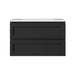 600-1500*460*500mm Lukka Hamilton Federation Matt Black PVC Wall Hung Vanity