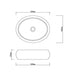 500*400*150mm Infinity Black Marble Stone Oval Above Counter Art Basin