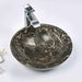 420*420*140mm Infinity Striped Marble Stone Round Above Counter Art Basin