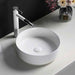 360*360*120mm Infinity Ceramic Round Above Counter Art Basin