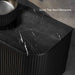 600-1500*500*550mm Poseidon CETO Artis Prime Oak PVC Fluted Curved Wall Hung Vanity