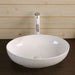 515*395*135mm Infinity Gloss White Ceramic Oval Above Counter Basin