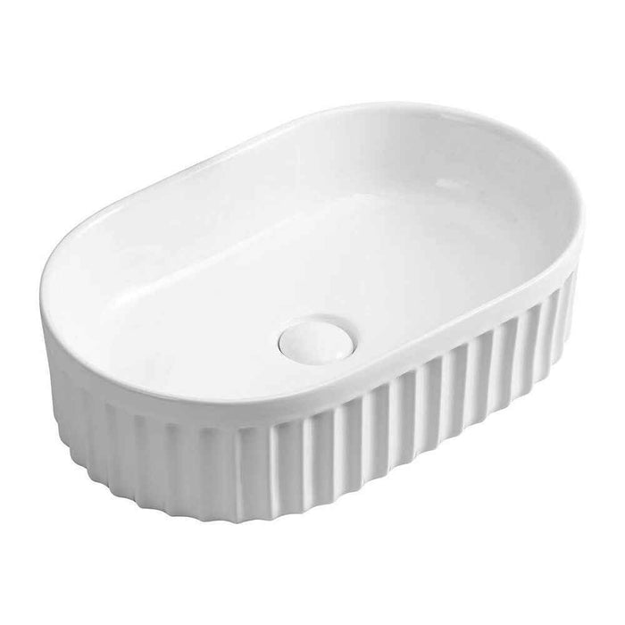 555*355*150mm Infinity Oval Ceramic Above Counter Basin
