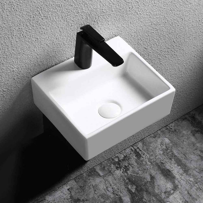 335*290*120mm Infinity Rectangle Ceramic Above Counter Basin