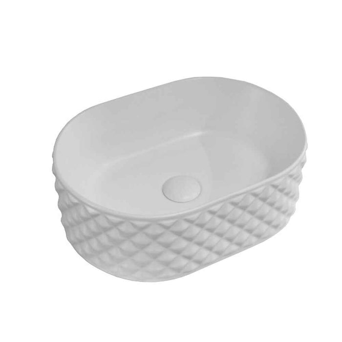 450*340*140mm Infinity Oval Ceramic Above Counter Basin