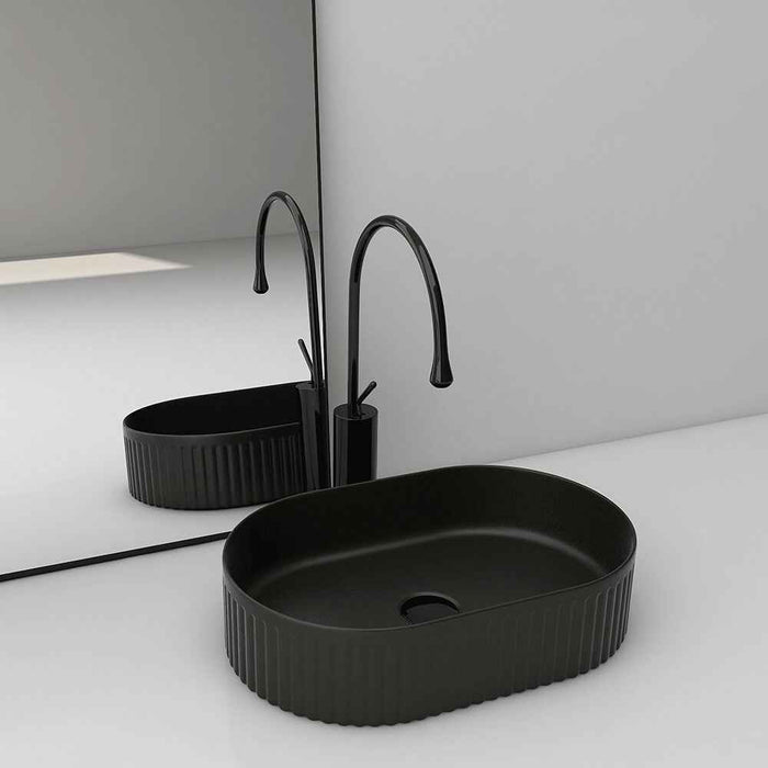 500*320*120mm Infinity Oval Ceramic Above Counter Basin