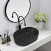 450*340*140mm Infinity Oval Ceramic Above Counter Basin