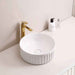 385*385*150mm Infinity Round Ceramic Above Counter Basin