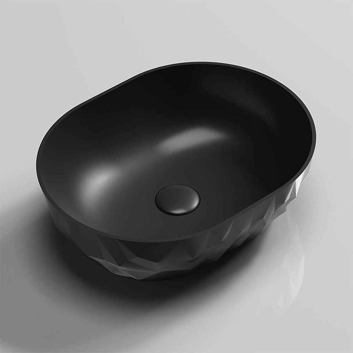450*360*140mm Infinity Oval Ceramic Above Counter Basin