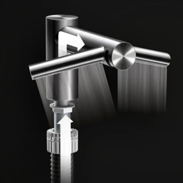160*300*285mm Dyson Airblade Wash + Dry Short Stainless Steel Touch-free Hand Dryer