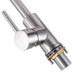 180mm Aquaperla Norico Pentro Brass Round Swivel Spout Kitchen Mixer