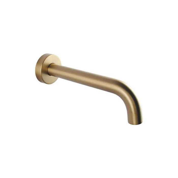 195mm Aquaperla Norico Pentro Brass Round Swivel Bath Spout