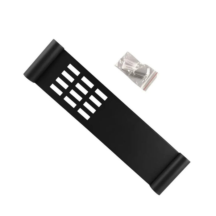 400mm Aquaperla Norico Pentro Stainless Steel Round Bars Shower Shelf