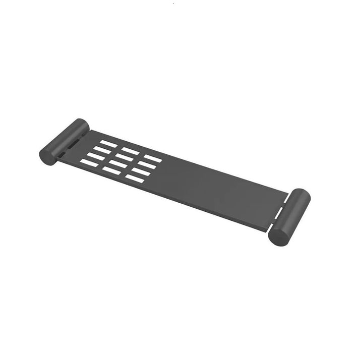 400mm Aquaperla Norico Pentro Stainless Steel Round Bars Shower Shelf